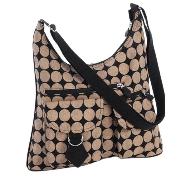 villageworks Handbags - NWOT Rare Villageworks Silk Blend Shoulder Bag Handmade Social Dot Boho Juliette